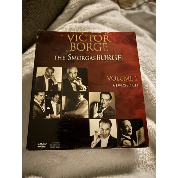 Victor Borge The SmorgasBorge Volume One,  6 DVD’s And 1 CD Comedy Collection - Picture 1 of 2